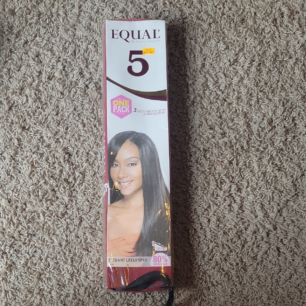 Elegant Layers 5 piece Black Wigs & Extensions for Versatile Hair Styling